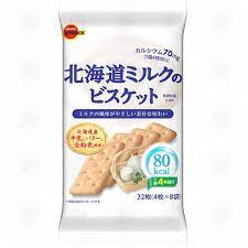 Bourbon 波本 Hokkaido Milk Biscuit 北海道牛奶饼干 145g  32枚入