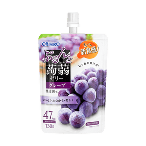 ORIHIRO Konjac Jelly Grape Flavor 130g 葡萄味 蒟蒻 吸吸果冻