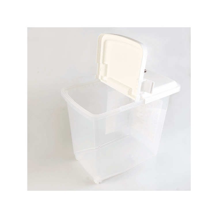 Inomata Rice Container Large 10kg 21.7×36.9×31.5cm 大米储藏罐米桶 附带量杯 10公斤量 1 个