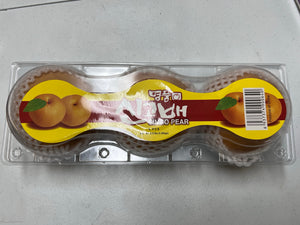 Asian Sand Pear  新鲜 沙梨 三颗/盒【水果】