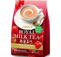 Nittoh Royal Milk Tea Strawberry 112g 8ct 日东 草莓奶茶 8包入