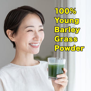 Nihon Yakken 日本药健 金之青汁 Young Barley Grass Juice Powder Matcha flavor 无添加 抹茶味 大麦若叶青汁粉末 46pks