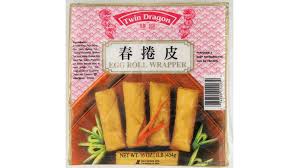 Twin Dragon Egg Roll Wrapper 双龙 春卷皮 16oz