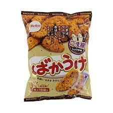 Kuriyama 栗山 Rice Cracker Sesame (Bakauke) 芝麻煎饼 4.23oz