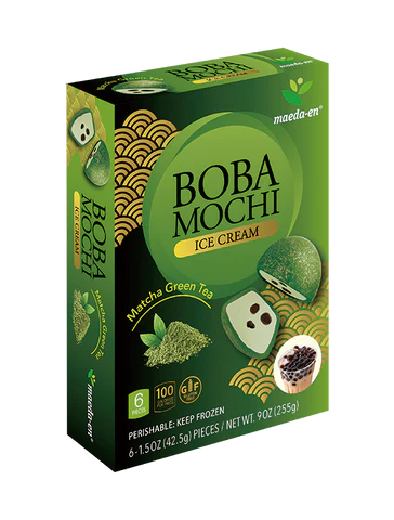 『新登場』NEW! Maeda-en Boba Mochi Ice Cream Matcha 抹茶 珍珠麻糬 冰激凌