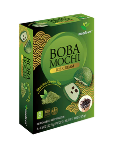 『新登場』NEW! Maeda-en Boba Mochi Ice Cream Matcha 抹茶 珍珠麻糬 冰激凌