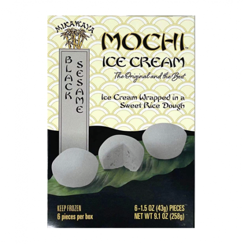 Mikawaya Black Sesame Mochi Ice Cream 黑芝麻 麻薯 冰激凌 9.1oz