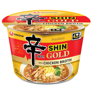 韩国 NONGSHIM 农心 Shin Ramyun Gold Big Bowl Spicy Chicken 101g 速食 大碗装 碗面 鸡肉味