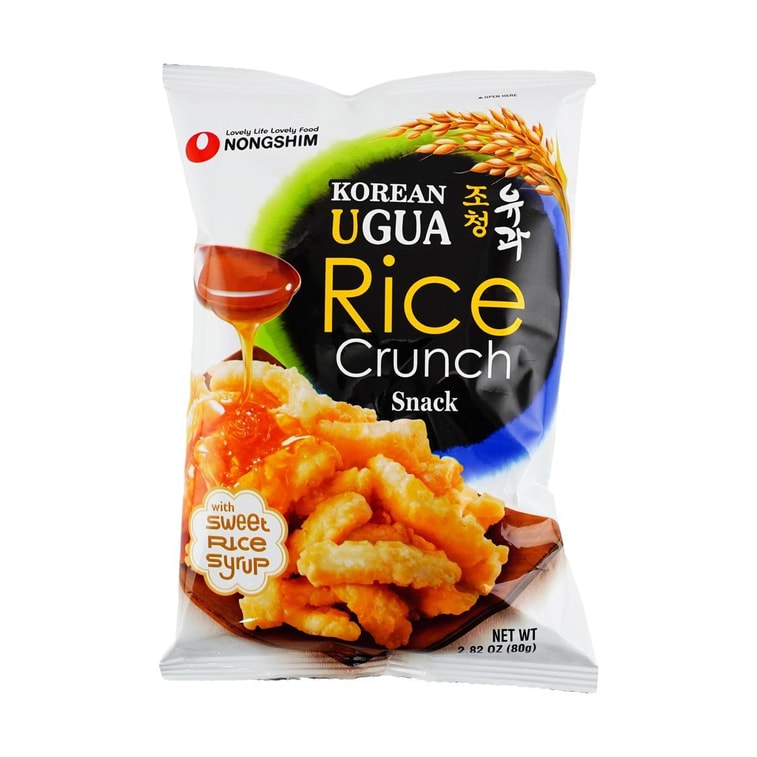 N.S Ugua Rice Crunch Snack 2.82oz 农心 天然蜂蜜 大米 脆条