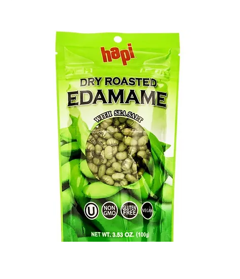 Hapi Dry Roasted Edamame 干烤大豆 毛豆 低卡低脂低糖 gluten free