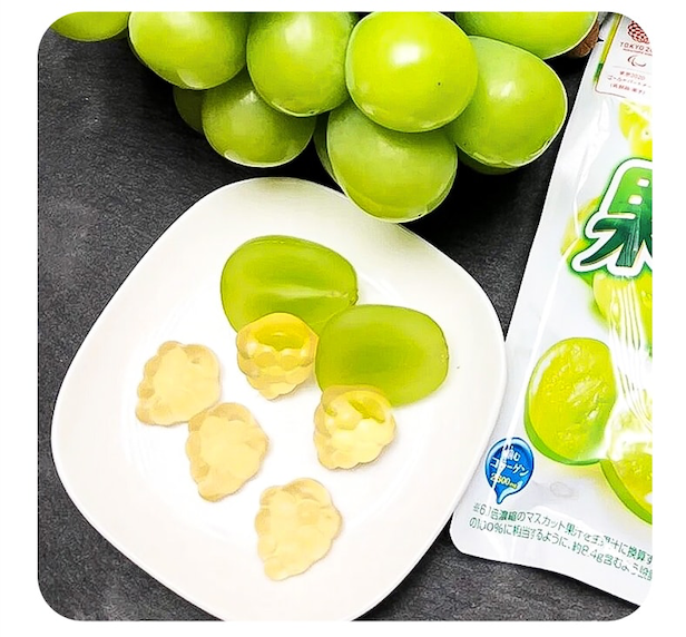 明治 Meiji Green Grapes Gummy 青葡萄 软糖 无色素 1.91oz