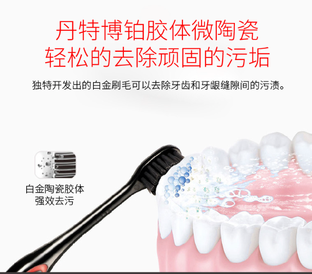 【日本齿科推荐牙刷】DentalPro牙师傅 紧致 黑毛 牙刷  Black Micro Thin Bristles Regular Toothbrush C22