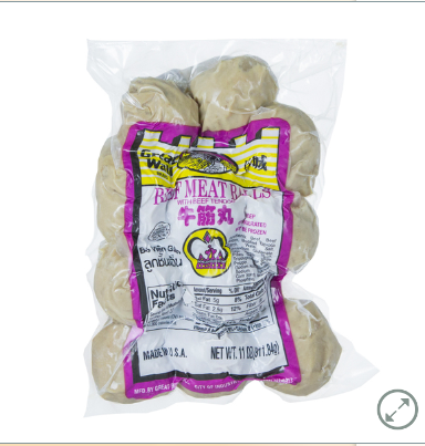 Great Wall Beef Tendon Ball 牛筋丸 11 oz