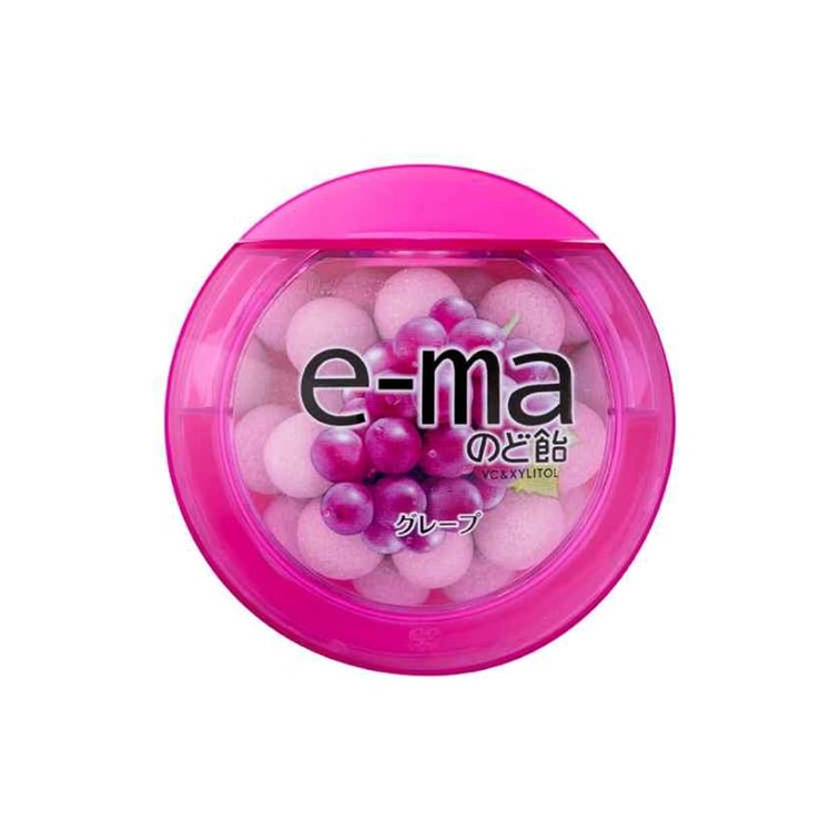 UHA E-MA Mikami Candy Grape Flavor 33g 悠哈 味觉糖 VC润喉糖 葡萄味