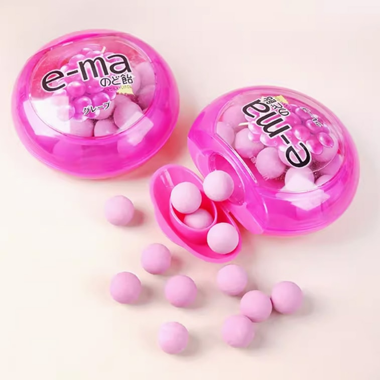 UHA E-MA Mikami Candy Grape Flavor 33g 悠哈 味觉糖 VC润喉糖 葡萄味