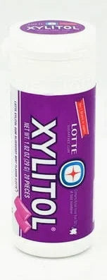 LOTTE 乐天 XYLITOL 木糖醇 无糖 口香糖 Sugarfree Gum 蓝莓薄荷 Blueberry Mint Flavor 29g