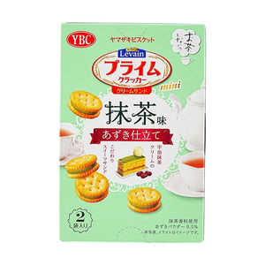 【季节限定】YBC Prime Mini Cracker Matcha Red Bean 山崎 抹茶红豆 夹心饼干 1.97oz【Limited Edition】