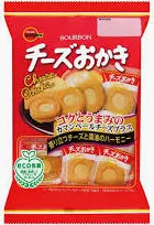 波本 Bourbon 芝士米果 Cheese Flavor Rice Cracker 81g