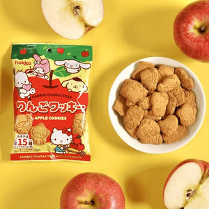 Hokka Sanrio Apple Cookie 4pk 凯蒂猫家族 苹果 小饼干 4连包 1.97oz