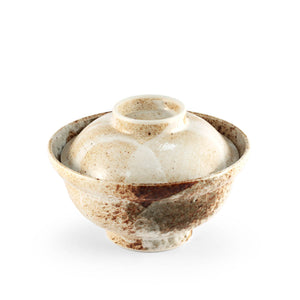 Yukishino Moss White Donburi Bowl 13 fl oz / 6.26" dia 盖饭碗