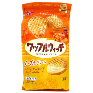 YBC 山崎 Waffle Maple Cream Biscuit 华夫枫糖奶油饼干 5.86oz