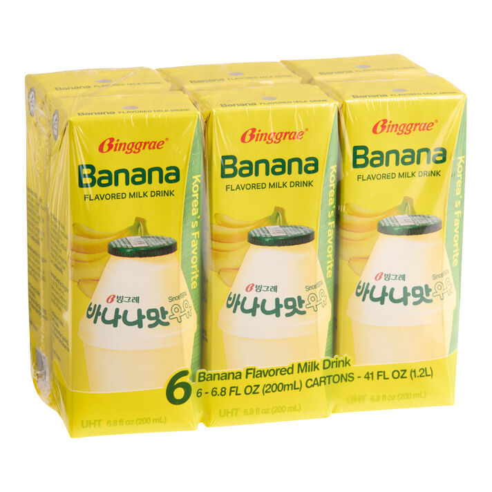 Binggrae Banana Flavored Milk 6pk