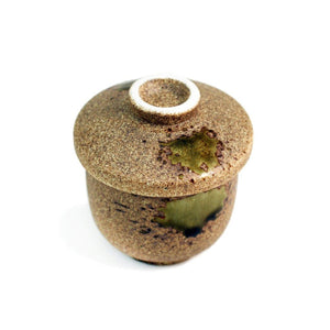 Brown and Moss Green Chawan Mushi Cup 6 fl oz / 2.65" dia 棕色 苔绿色 茶碗蒸 蒸杯