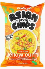 Calbee Asian Chips Thai Yellow Curry 卡乐比 亚洲风味系列 泰式黄咖喱味 6oz