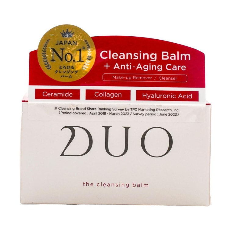 Duo Cleansing Balm Makeup Remover Anti-aging 90g Moisturize 深层清洁 天然 卸妆膏 红色滋养款