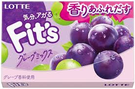Lotte Fit's Grape Mix 乐天 口香糖 葡萄混合口味