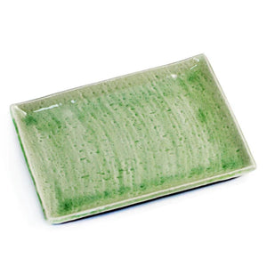Cracked Jade Green Rectangular Plate 10.59" x 7.87"裂纹 玉绿色 长方形 盘子