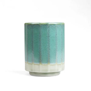 Seaform Green Yunomi Teacup 10 fl oz / 3.1" dia 海绿色 茶杯