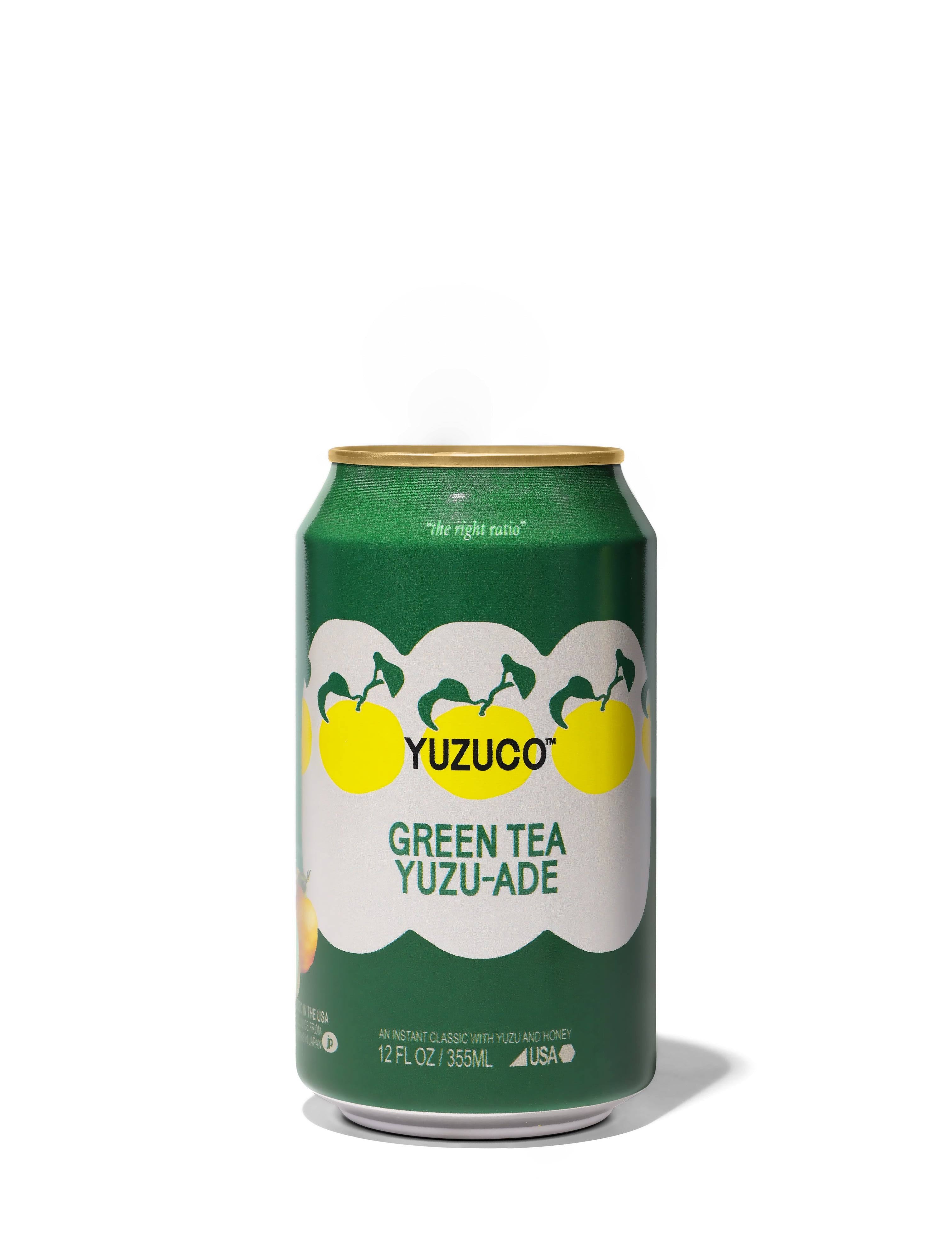 Yuzuco Green Tea Yuzu-ade 12oz.