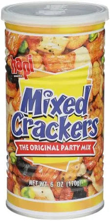Hapi Original Party Mixed Crackers 6oz can