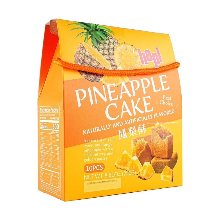 Hapi Pineapple Cake 10P 台湾版 凤梨酥 10枚