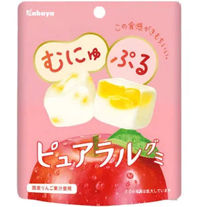 Kabaya Gummy Apple 58g 青森苹果 日本国产果汁夹心软糖 秋季限定