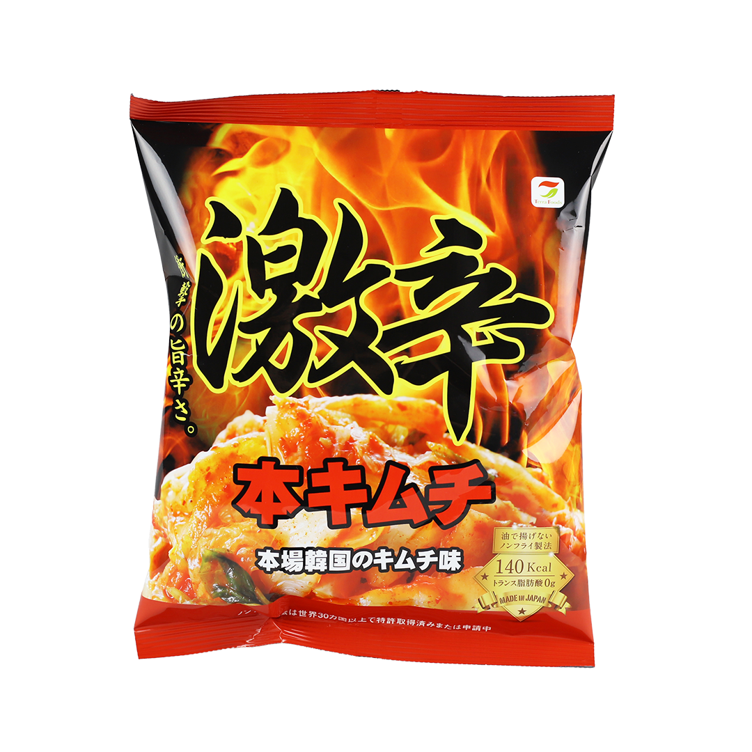 YAKIJYAGA KIMCHI CHIPS 1oz 劲辣 韩国泡菜味 薯片 非油炸 低卡 Super Spicy low Calories