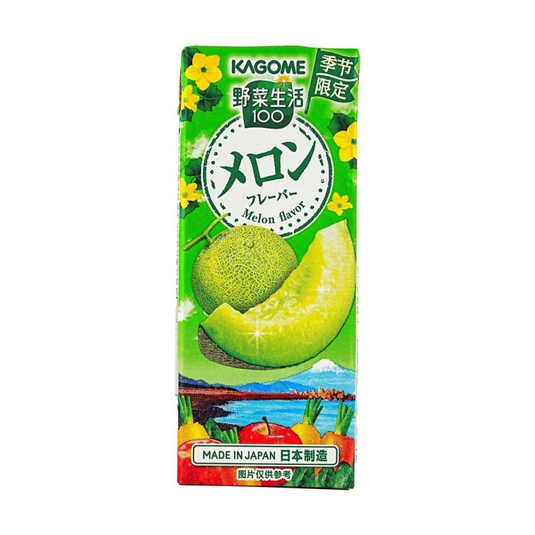 日本进口 kagome Melon 野菜生活蔬果汁 健康低卡 21种蔬菜3种水果 蜜瓜 整箱12瓶