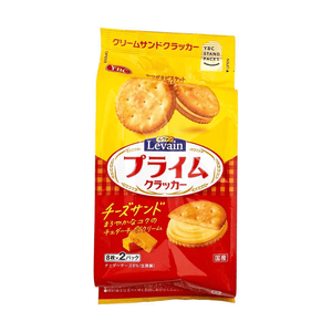 日本 山崎 芝士奶油 夹心 饼干 YBC Levain Prime Cheese Cream Sandwich Cookies 4.57oz【尝味期Exp. 08/2024】