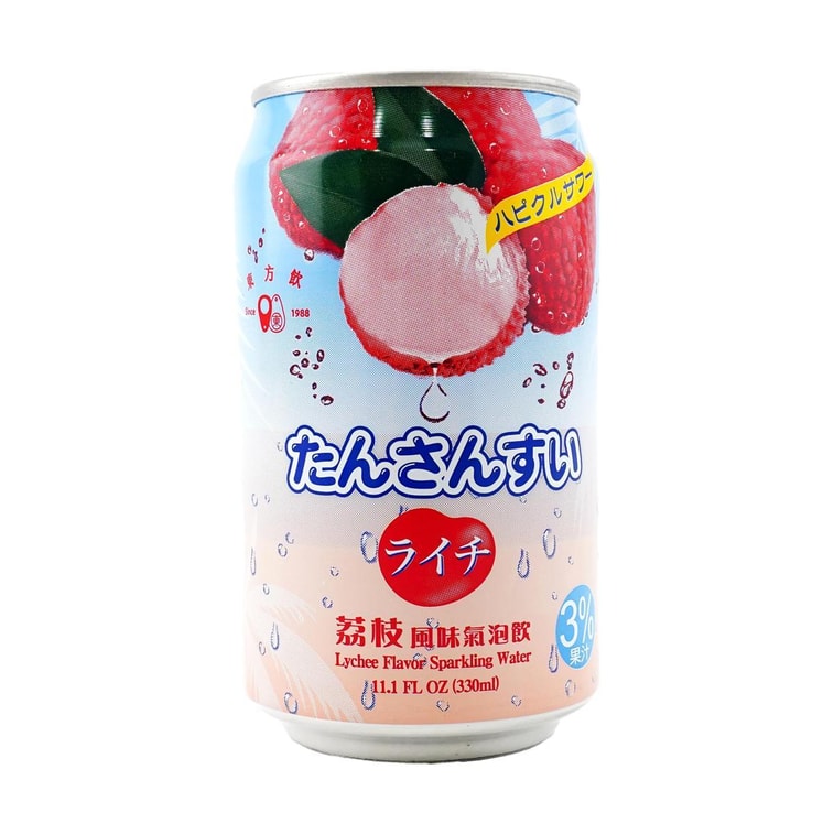 Lychee Flavor Sparkling Water 11.1 fl oz 荔枝风味 气泡水