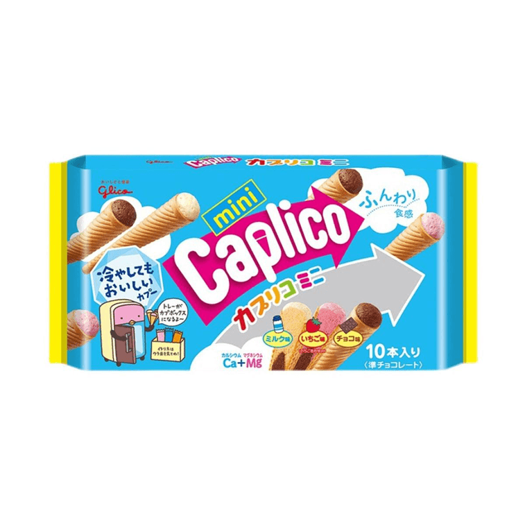 Glico 格力高 Caplico Mini Bag Wafer Assorted pk【最佳尝味期BBD 11/2024】