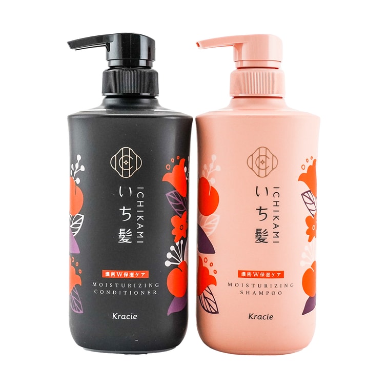 Kracie Ichikami Moisturing Care Shampoo and Conditioner Set