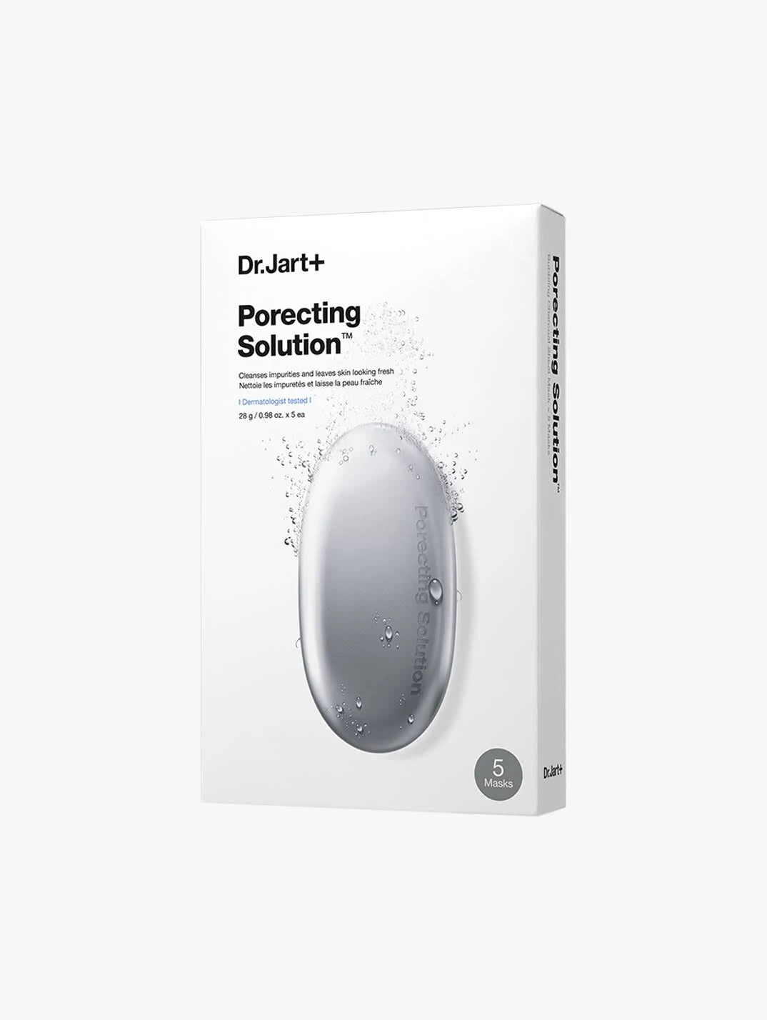 DR.JART+ 蒂佳婷 银药丸 毛孔平衡 泡泡 黑面膜 Porecting Solution mask 28g*5