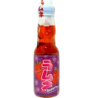 Bin iri Ramune Raspberry 波子 弹珠汽水 蔓越莓 200 ml