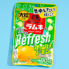 Morinaga Big Ramune Candy Refresh Lemon 森永 大粒 弹珠汽水糖 柠檬味