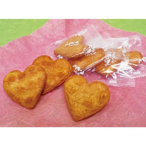 Kingodo Arigato No Kimochi Heart Shape Rice Cracker 15pc 心形 米饼 3.17oz