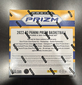 2022-23 Panini Prizm Basketball Mega Box Green Ice Prizm (Fanatics exclusive)