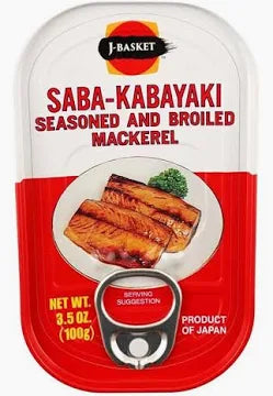JB Saba Mackerel Kabayaki 3.50oz 鲭鱼 罐头