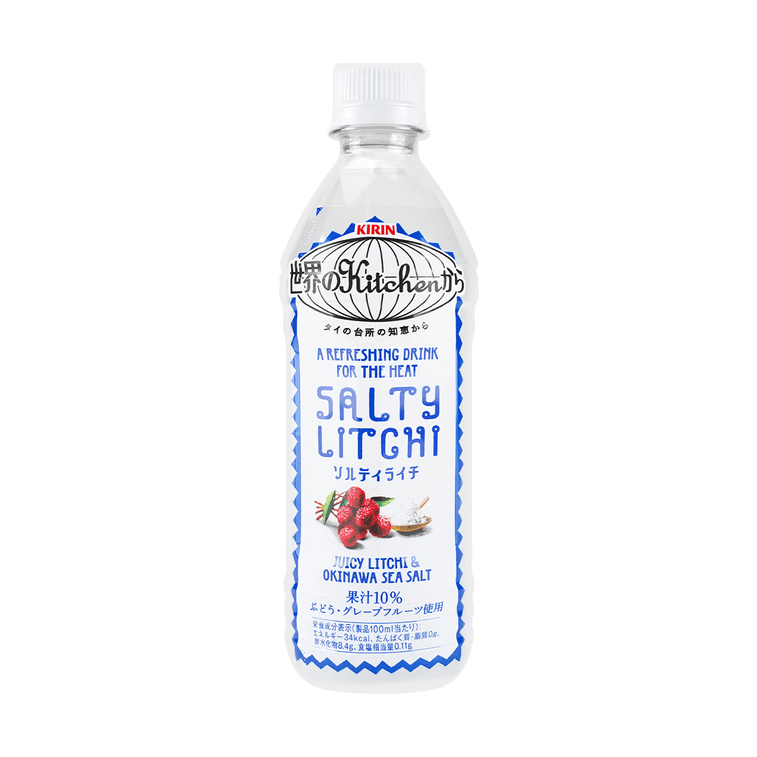 日本 KIRIN 麒麟 Salty Lychee Soft Drink 冲绳海盐 荔枝水 500ml