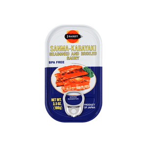 JB Sanma Kabayaki Seasoned & Boiled Saury 100g 秋刀鱼 罐头